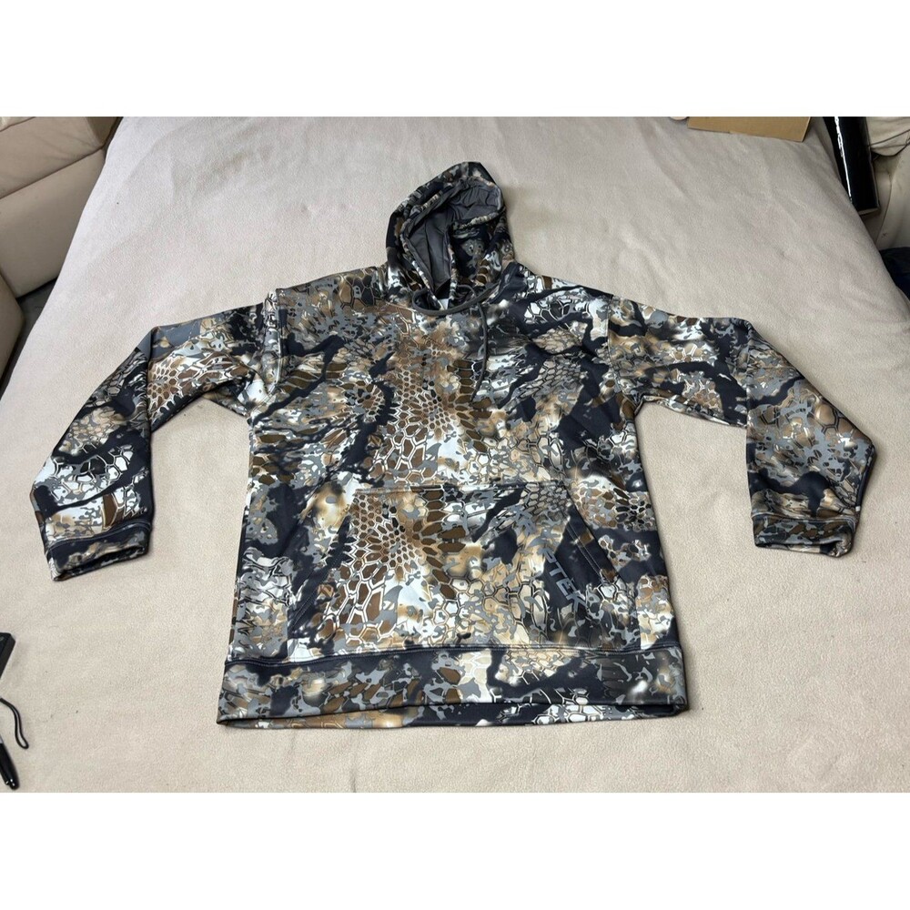 Kryptek Hoodie Mens S Brown Highlander Camo Pullover Tactical Hunting Outdoors